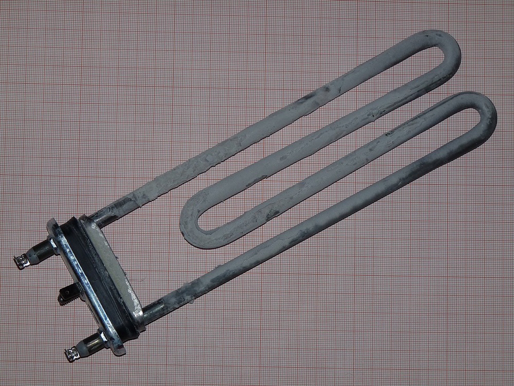 Limescale on a water-heater element